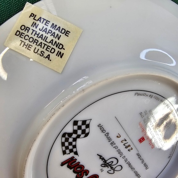Vintage‎ Dale Earnhardt Sr & Jr Rising Son Hamilton Collection Decorative Plate - Picture 4 of 6